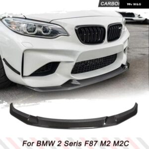 BMW フロント バンパー リップ スポイラー スプリッター F87 M2 ビレット M2C 2017 - 2020 カーボンフロントリップガードチン スポイラー
