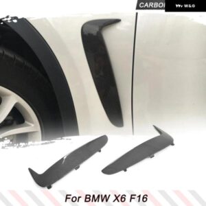 BMW サイド マッドガード フェンダードア トリム カバー ベントエアインテーク X6 F16 2014 - 2018 カーボン