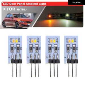BMW 4/10個 LED ドア パネル アンビエントライト 2 3 4 5 7シリーズ F48 X1 F82 F83 M4 F45 F46 F30 F31 F34 F32 F33 F36 F10 F11 F07 F01