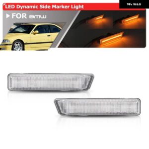 BMW ダイナミック LED サイドマーカーウインカー 3シリーズ E36 クーペリムジンカブリオコンパクトツーリング M3 E53 X5 SAV アルピナ B3 B6 B8