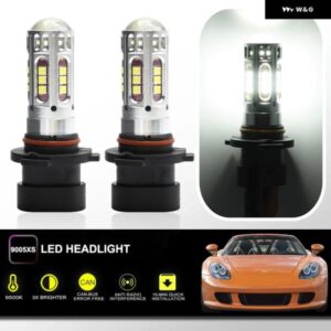 ポルシェ アップグレード CANBUS LED ヘッドライト 電球 カレラ GT 2004-2006 VW フェートン用 テスラ ロードスター 90