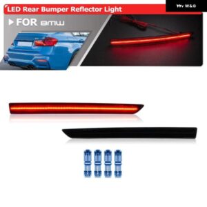 BMW スモークリア バンパー LED リフレクター テールブレーキストップライト M3 F80 ベースセダン M4 F82 クーペ F83 コンバーチブル 2014-2020
