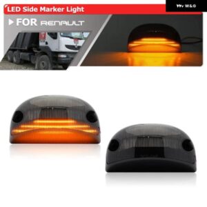 ボルボ スモーク 12V 24V OEM#5001847597 ルノー MIDLUN プレミアム KERAX C/D/K/Tシリーズ FL FE サイドステップ LED ウィンカーライト