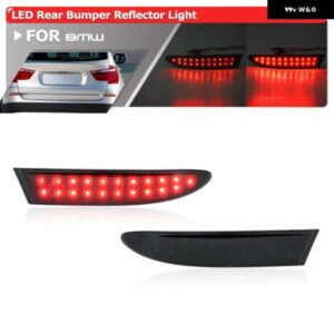 BMW スモーク LED リア バンパー リフレクター交換 F25 X3 プレ LCI 2010-2014 LCI 2015-2017 テールブレーキストップ信号灯