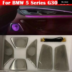 BMW 車同期カラフルなランプ 5シリーズ G30 G38 LED 発光ツイーター スピーカー パネル 周囲光カバー 装飾