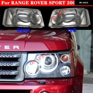 ランドローバー 自動車 レンジローバー スポーツ 2005-2009 フロント ヘッドライト カバー ガラスレンズ シェルライトキャップ