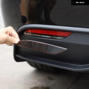 テスラ モデル3 2023 2024 ABS ブラックリア フォグランプ カバー ステッカー 車 外装 アクセサリー
