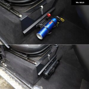 ランドローバー ディフェンダー 90 110 130 2004-2019 カーシート傘 収納 ツール ボックス 消火器 ブラケット