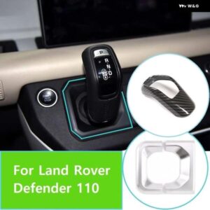 ランドローバー ABS インナーセンター コンソール ギア シフト カバー トリム ステッカー ディフェンダー 110 2020-23 カーアクセサリー