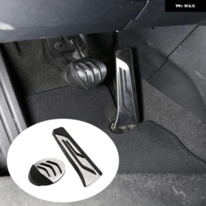 BMW X2 F47 2018-19 ドリルなし滑り止め燃料ブレーキフットパッド ペダルカバー 2シリーズ 218I F45 F46 X1 F48 2016-2019