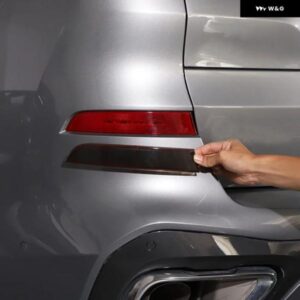 BMW X5 G05 2019 2020 2022 ABS ブラックリア フォグランプ カバー ステッカー 車 外装 アクセサリー