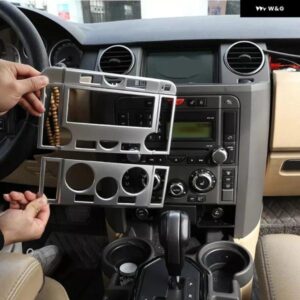 ランドローバー ディスカバリー 3 LR3 2004-2009 ABS 中央 制御 モード ボタン フレーム 装飾 ステッカー カーアクセサリー