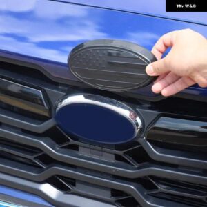 スバル CROSSTREK 2023 2024 ABS 黒ロゴ 装飾 リングフロントとリアのロゴカバー ステッカー アクセサリー