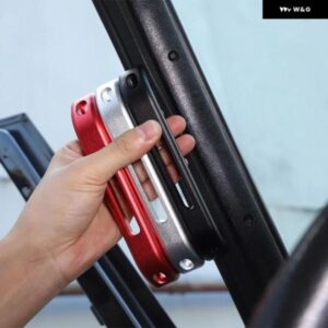 ランドローバー ディフェンダー 90 110 2004-2018 車内アルミ A ピラー ドアハンドル 装飾 カーアクセサリー