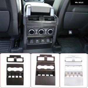 ランドローバー ディフェンダー 110 130 2020-2023 ABS カーボン アームレスト ボックス リアエア アウトレット アンチキックカバー カーアクセサリー