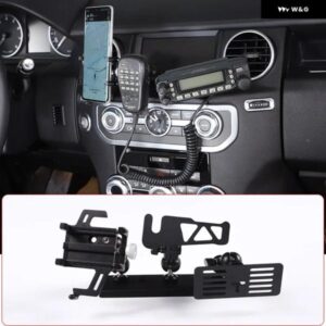 ランドローバー ディスカバリー 4 LR4 2010-2016 アルミ中央 制御 多機能携帯電話 ブラケット カーアクセサリー