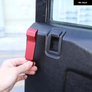 ランドローバー ディフェンダー 90 110 2004-18 合金 ドアインナードアロックハンドルアクセサリー交換部品