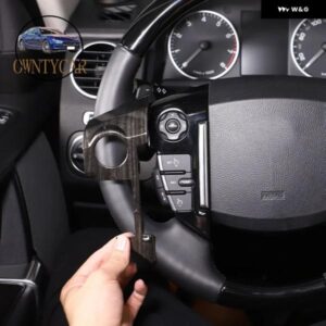 ランドローバー ステアリングホイール カバー トリム ステッカー ディスカバリー 4 LR4 RR スポーツ 10-13 フリーランダー 2 2013-2015 カーアクセサリー