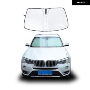 BMW X3 X4 F25 F26 2011-2017 車前方 フロントガラス サン シェード 車ソーラーパッド カーアクセサリー