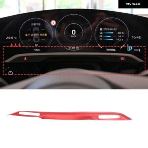 ポルシェ タイカン 2019-2022 合金 ダッシュボード インジケータライト表示 装飾 ストリップ インテリア アクセサリー