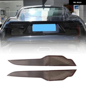ジャガー F-TYPE 2013-2024 ABS ブラック テールライト カバー インジケータ光カバー 装飾 アクセサリー