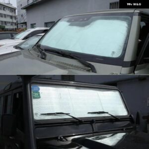 ランドローバー ディフェンダー 90 110 2009-24 ディフェンダー 130 04-19 アルミ箔サーマルカーテンシェーディング日焼け止めカーアクセサリー
