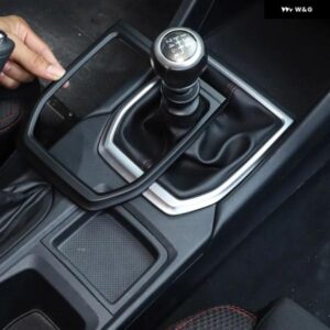スバル WRX 2021-2023 ABS マットブラックカーセンター コントロール ギア シフト パネル ステッカー カー インテリア アクセ