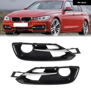 BMW フロント バンパー フォグライト フレーム グリル カバー フォグランプ トリム 3シリーズ F30 F31 316I 318I 320I 325I 328I 2012-2015