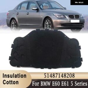 BMW フロント エンジン フード断熱綿パッド E60 E61 525I 528I 530I 51487148208 音熱防音断熱マット