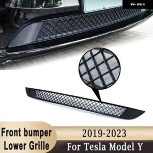 テスラ モデル3 2017-2023 / モデルY 2019-2023 アンダー レーシンググリル ハニカム エアベント カバー 防塵 防虫ネット