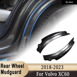 ボルボ XC60 2018-2023 リアフェンダー マッドガード インナーライナーマッドフラップガード PP スプラッシュアンチダストカバー