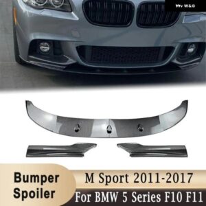 BMW フロント バンパー リップ スポイラー 5シリーズ F10 F11 M スポーツ 2011-2017 DIY バンパー スプリッターボディカバー プロテクター