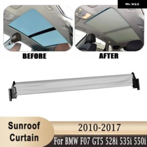 BMW サンルーフ カーテンカバー バイザー 5シリーズ F07 GT5 528I 535I GT 2010-2017 ハードトップローラーサン シェード 54107237591
