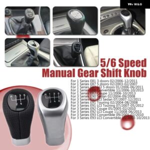 BMW Mシリーズ スポーツ E36 E39 E46 E53 E60 E63 E83 E84 E90 E91 E92 ギアバーノブヘッド 5/6スピード マニュアル シフト ハンドボール