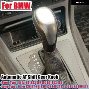 BMW E39 E46 E53 E60 E61 E63 E64 E83 E81 E82 E87 E90 E91 E92 品質 ギア シフト ノブ ABS レザー