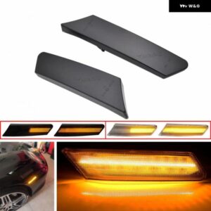 ポルシェ 2個 ダイナミック LED サイド マーカーライト 矢印ウィンカーウインカー インジケータランプ ボクスター 987 ケイマン 997 9