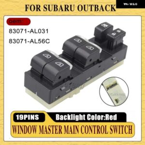 スバル アウトバック レガシィ 2015-2020 83071-AL031 電動マスター パワー ウィンドウ リフター コントロール スイッチ