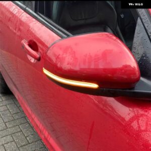 ジャガー 2個 LED ダイナミックサイドミラー シーケンシャル ウィンカーライト XE XF XJ F-TYPE XK X250 X260 カー