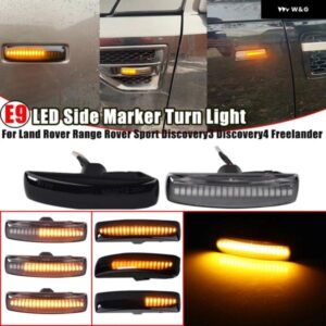 ランドローバー LED ダイナミックサイドマーカー ウィンカーライト LR2 フリーランド 2 2007-2014 L359 LR3 ディスカバリー 3 2004-2014 L319