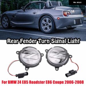 BMW リアバンパー LED リフレクター サイド マーカーライト Z4 E85 ロードスター 2003-2008 E86 クーペ 2006-2008 ウインカーランプ