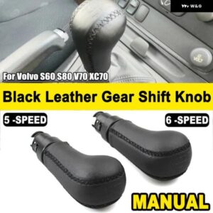 ボルボ S60 2004-2009 S80 2004-2006 V70 II 2004-2008 XC70 II 2004-2007 5/6 マニュアル ギア シフト ノブ質ヘッド