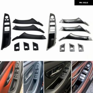 BMW セット 5シリーズ F10 F18 525 530 535 540 車内インナー ドアハンドル パネル プル トリム カバー キット 左手/右手ドライバー