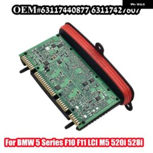 BMW 63117440877 TMS LED ヘッドライト ドライバー モジュール 制御 5シリーズ F10 F11 LCI M5 63117409579 カー スタイリング