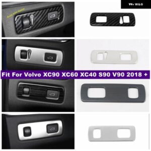 ボルボ ヘッドライト ヘッドランプ スイッチ スパンコール調整 装飾 カバー トリム XC90 XC60 XC40 S90 V90 2018 - 2023 カーアクセサリー