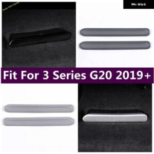 BMW ステンレス シート AC 熱床 エアコン ダクトベント アウトレット グリル カバー 3シリーズ G20 2019 - 2024