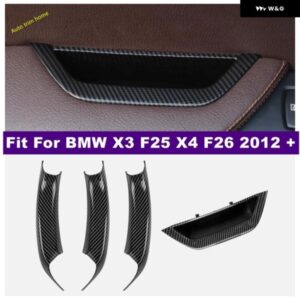 BMW インナー ドアハンドル アームレスト ボックス 装飾 パネル カバー トリム X3 F25 X4 F26 2012-2017 カーアクセサリー