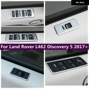 ランドローバー ドアハンドル ホルダー ガラス窓リフト ボタン スイッチ 装飾 カバー トリム L462 ディスカバリー 5 2017 - 2022 アクセサリー