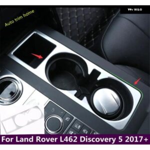 ランドローバー L462 ディスカバリー 5 2017 - 2022 自動フロントシートウォーターカップ ホルダー 装飾 パネル カバー トリム インテリア アクセサリー