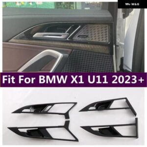 BMW インナー ドアハンドル 手握りボウルキャッチカバー トリム 挿入 装飾 パネル X1 U11 2023 2024 カーアクセサリー