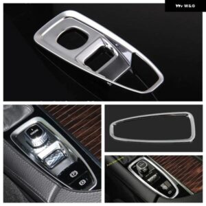 ボルボ ウィンドウリフト ボタン 点火 キー穴電気パークハンドブレーキ 装飾 フレーム カバー トリム XC60 2018 - 2024 アクセサリー